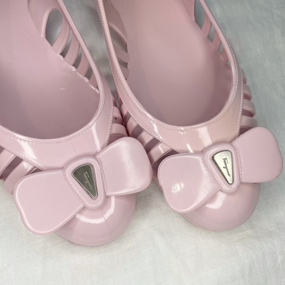 Salvatore Ferragamo Spiffy Ballet Flats Pink 8 - Picture 3 of 8